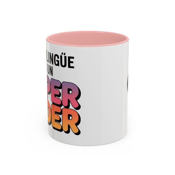 Coffee Mug - Colorful Bilingual 'Ser Bilingüe Es Un Super Poder' Retro Font Teacher Gift - Image 9