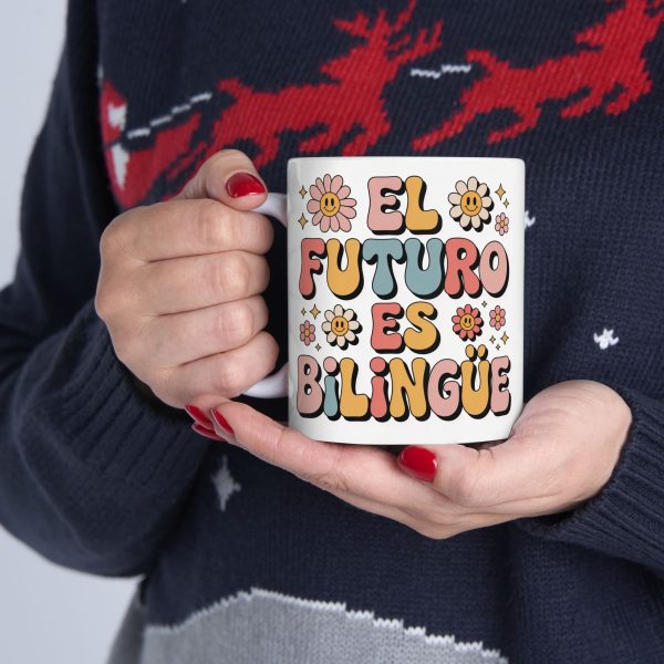 Teacher Mug - Colorful Floral Teacher Appreciation Ceramic Mug (11oz, 15oz) - Image 8