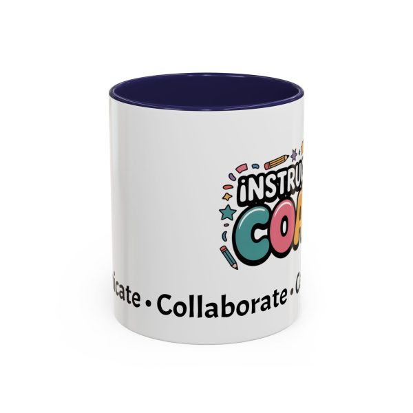Mug - Instructional Coach Communicate Collaborate Celebrate Pop-Art Design 11oz/15oz - Image 6