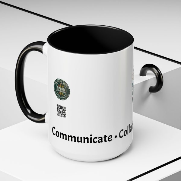 Mug - Instructional Coach Communicate Collaborate Celebrate Pop-Art Design 11oz/15oz - Image 24