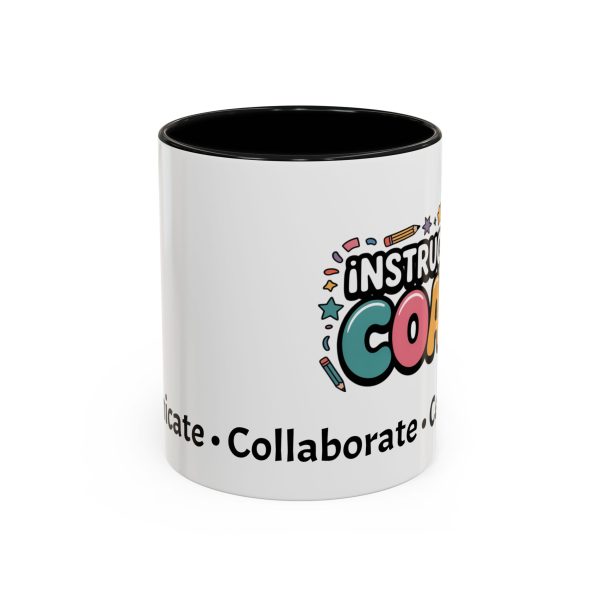 Mug - Instructional Coach Communicate Collaborate Celebrate Pop-Art Design 11oz/15oz