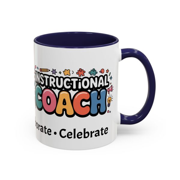 Mug - Instructional Coach Communicate Collaborate Celebrate Pop-Art Design 11oz/15oz - Image 7