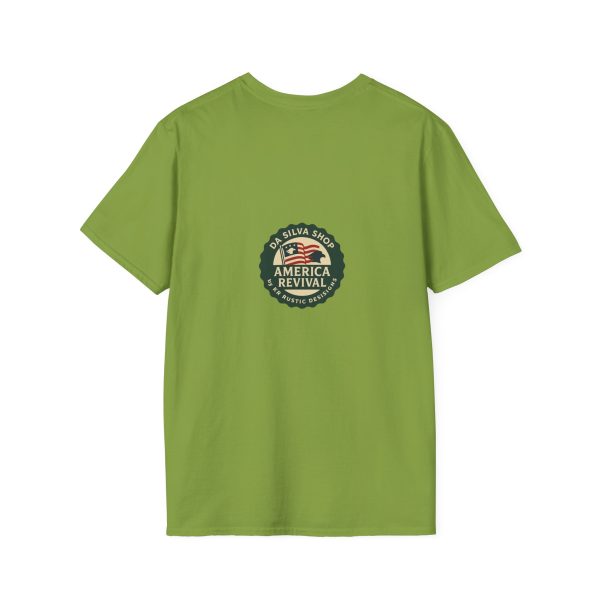 American Revival Unisex Softstyle T-Shirt - 'My Wify Is American' Design - Ideal for Father's Day and Independence Day - Image 42