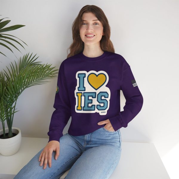 I Love IES  Crewneck Sweatshirt - Image 7