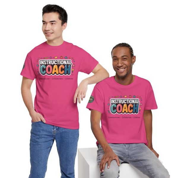 Instructional Coach Tee - Fun Unisex Heavy Cotton T-Shirt for Educators, Teacher Gifts, Learning Enthusiasts, Casual Wear, Appreciation Day - Image 5