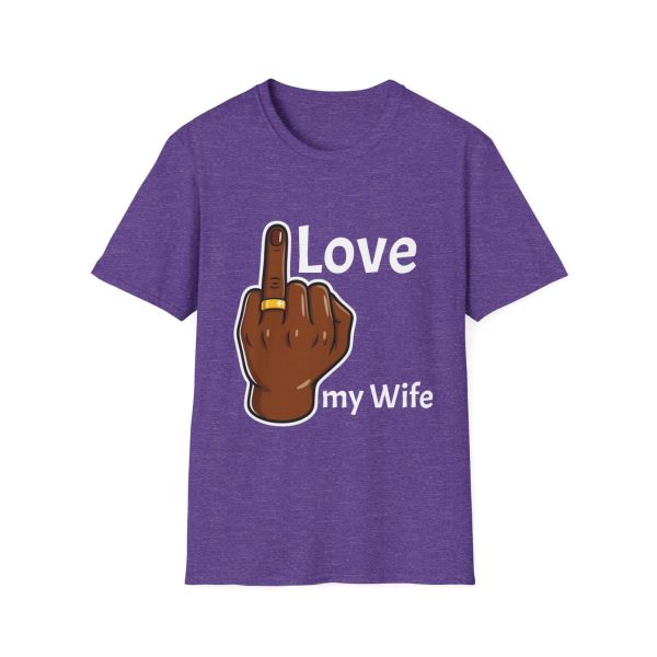 I love my wife T-Shirt, Fun Statement Top - Image 33