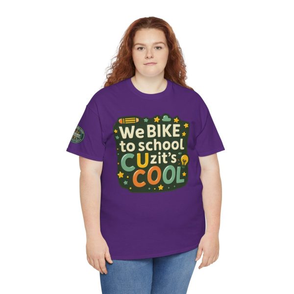 IES Principals Biking Tee, Unisex Cotton T-Shirt