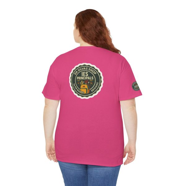 IES Principals Biking Tee, Unisex Cotton T-Shirt - Image 5
