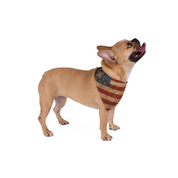 Patriot Dog Lovers Gift, Stylish Dog Bandana, Canine Fashion