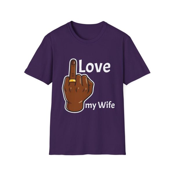 I love my wife T-Shirt, Fun Statement Top - Image 37